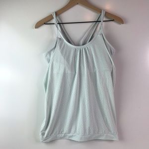 Athleta Mint Tank with Built-in Bra